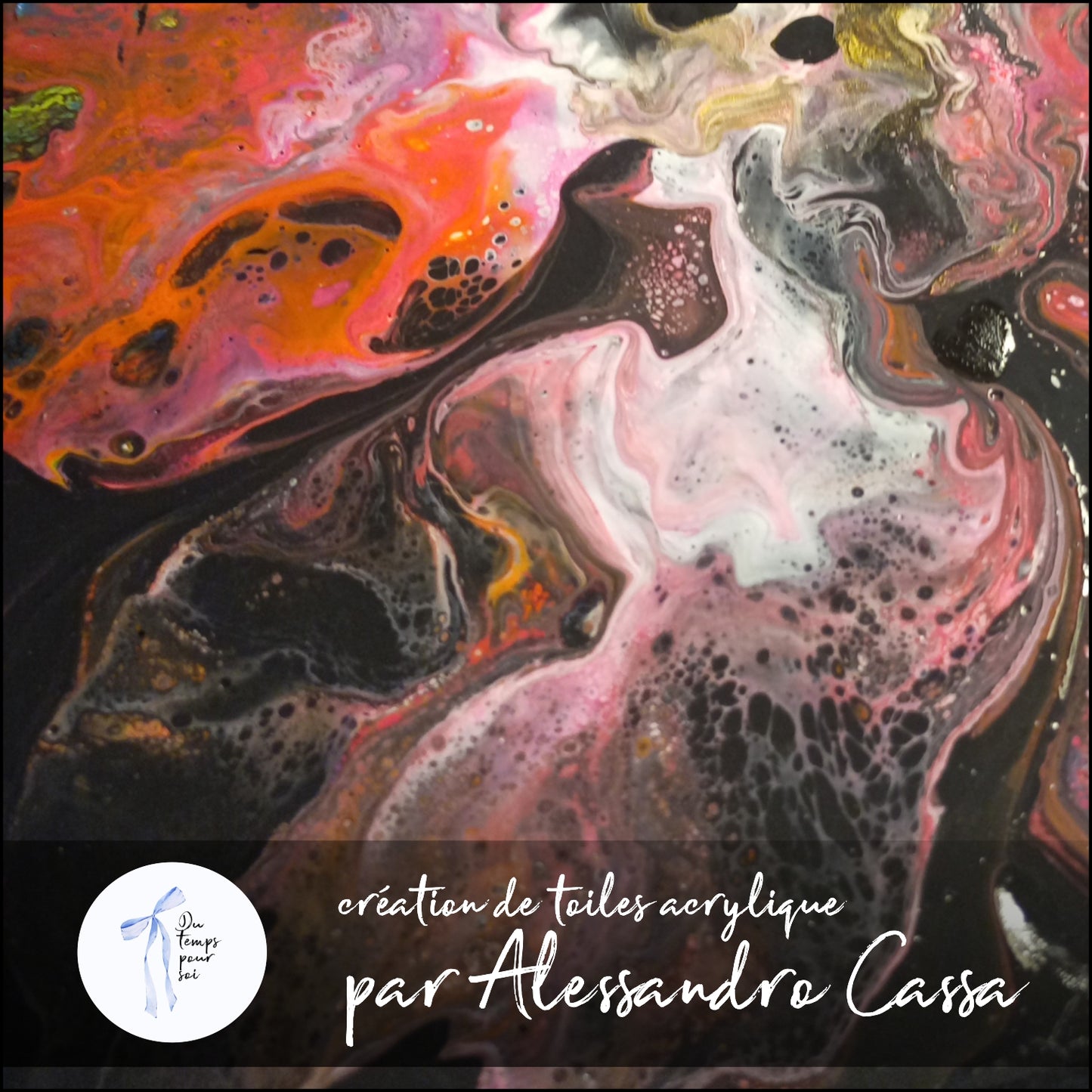 Peinture acrylique fleur abstraite Boho, oeuvre originale et décoration murale moderne en acrylique baie, cadeau artistique sur toile.